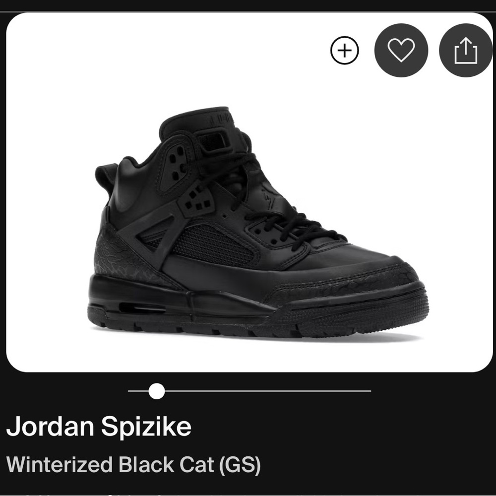 Jordan Spizike Winterized Black Cat Men's Shoes